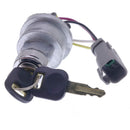 142-8858 Ignition Switch with 2 Keys for Caterpillar 257B Cat D6T 247B D6R D6T 267B 906 246B 242B 267B 216B 226B