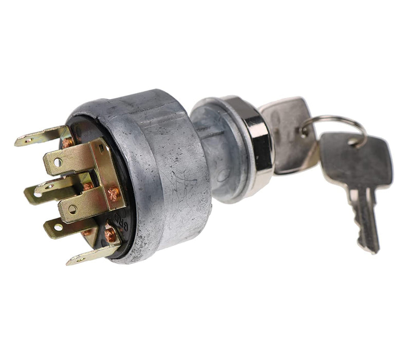 AT195301 Ignition Switch with 2 keys for John Deere 250 2350 2355 2440 2520 2550 2555 210C 210K 210LE 210LJ 300D 310C 310D 540E 544E 544G 550B 608 610C