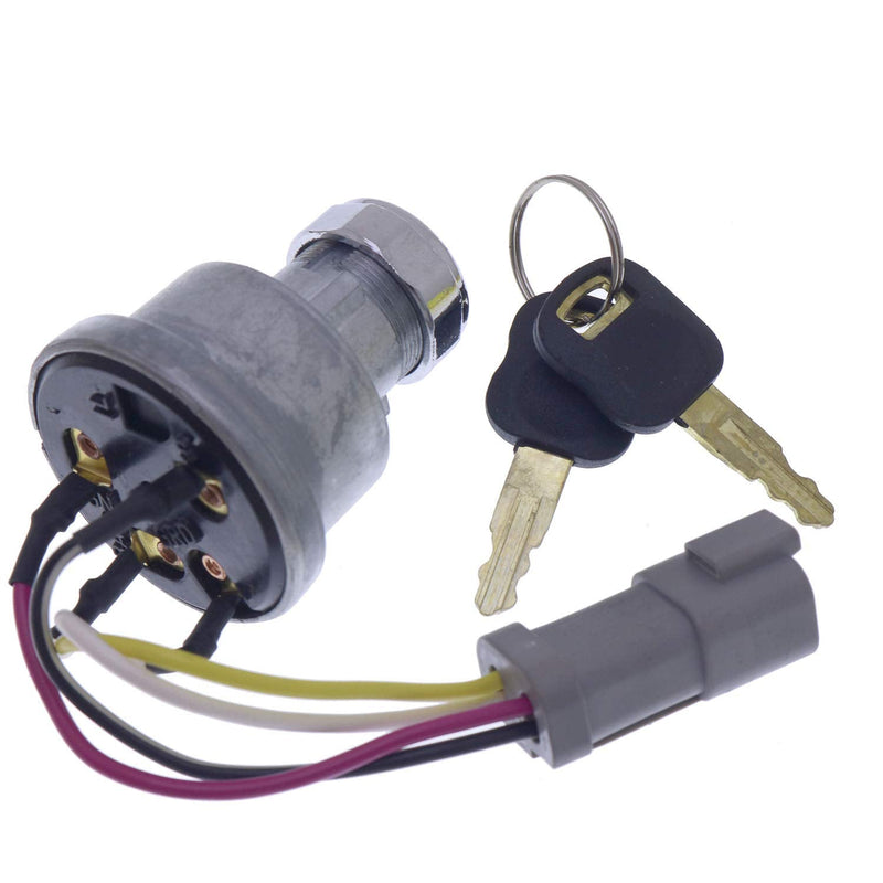 142-8858 Ignition Switch with 2 Keys for Caterpillar 257B Cat D6T 247B D6R D6T 267B 906 246B 242B 267B 216B 226B