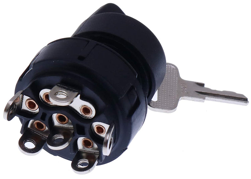 6 Terminals Ignition Switch 4360469 for JLG 400S 460SJ 600A 600AJ 600S 600SJ 601S 660SJ 450A 450AJ T350 1532E2 1932E2 2032E2 2632E2 2646E2 3246E2 12VDC-20A 24VDC-10A 48VDC-4A E201575