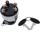 Ignition Switch with Water-Proof Cover and Keys 83940565 SBA385200331 SBA38520030 for Ford New Holland 1510 1600 1700 1710 1900 1910 2110 Tractor CL25 CL35 CL45 CL55 CL65 Skid Steer