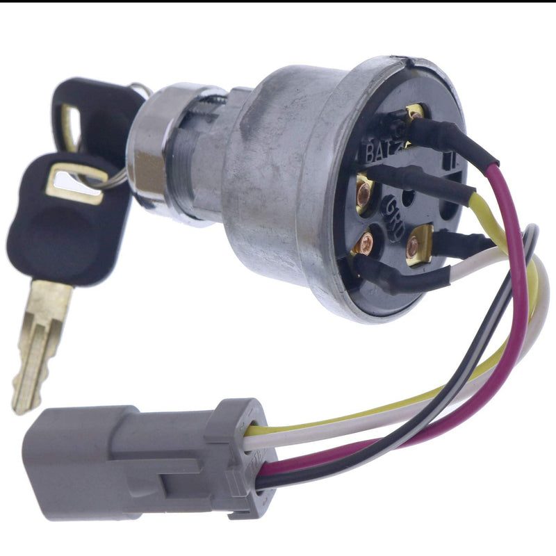 142-8858 Ignition Switch with 2 Keys for Caterpillar 257B Cat D6T 247B D6R D6T 267B 906 246B 242B 267B 216B 226B