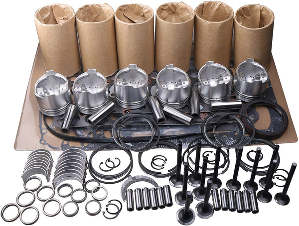 Overhaul Rebuild Kit Compatible with Nissan TD42 Engine 1995 Nissan Patrol Y60 and Forklift Turck Vehicles