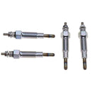 4X Glow Plugs 15221-65510 15401-65510 9827560 Compatible with Kubota V1402 V1702 V1902 D1302 Bobcat 743 643 743B New Holland L455 L553 L555