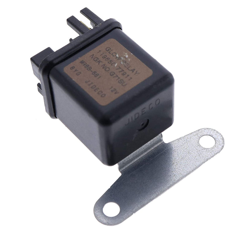 Preheating Glow Plug Relay 16415-65600 1641565600 8942481610 for Kubota D722 D902 D905 D1105 V3300 Yanmar 12V MR82BL-081 JIDECO 91008V Isuzu Hitachi ZAXIS27U ZAXIS50U ZAXIS40U