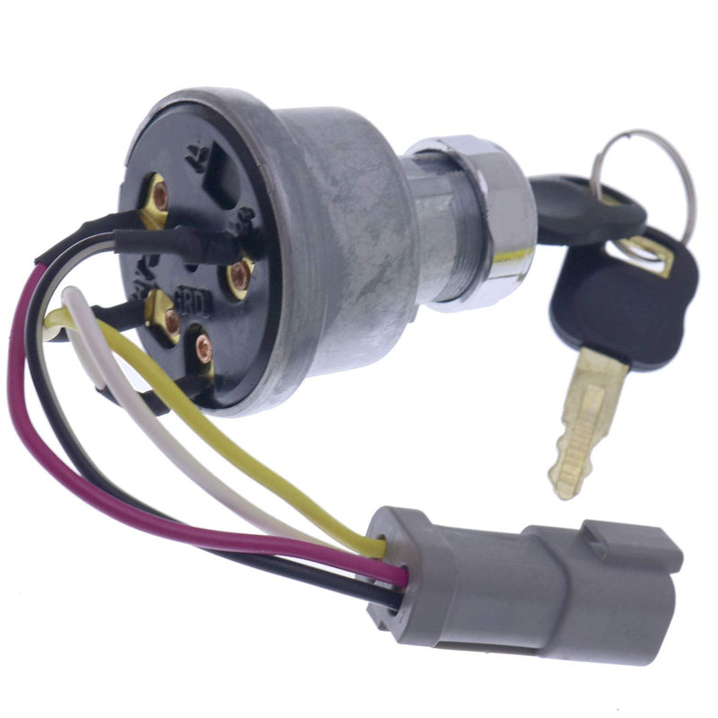 142-8858 Ignition Switch with 2 Keys for Caterpillar 257B Cat D6T 247B D6R D6T 267B 906 246B 242B 267B 216B 226B