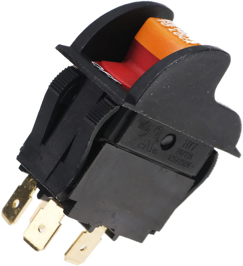 On-Off Toggle Switch SW7A 489105-00 for Delta 11-900 11-950 11-980 11-985 11-990 14-040 17-900 DP400 DP300L 17-950L Drill Press 34-670 36-600 36-977 36-978 36-980 36-981 TS200LS Table Saw