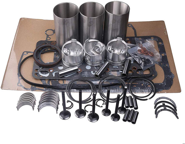 Overhaul Rebuild Kit for Yanmar 3TNM74 3TNM74F Engine Mini Excavator Generator John Deere