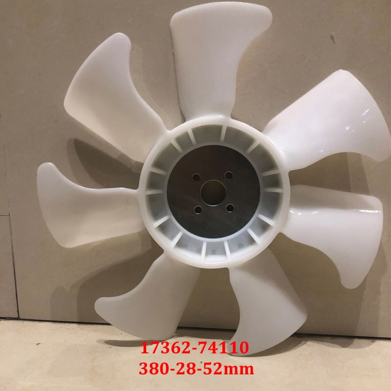 17362-74110 New 7 Blade Fan Fits Kubota Compact Tractor Model L3250